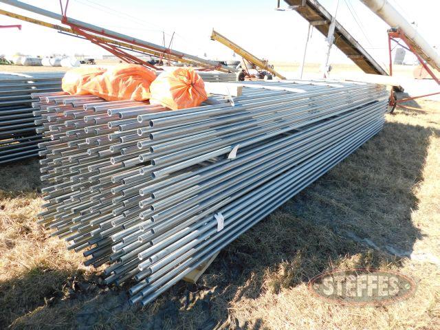 (10) 20- 6 Bar Continuous Fence Panels (X-MONEY) w- clips - connections, (NEW)_1.jpg